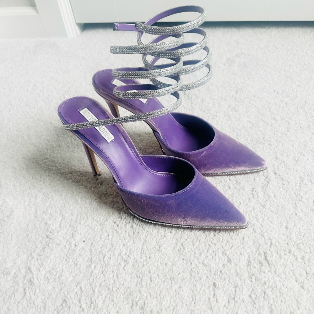 Steve Madden Purple Stiletto Heels - Picture 12 of 17